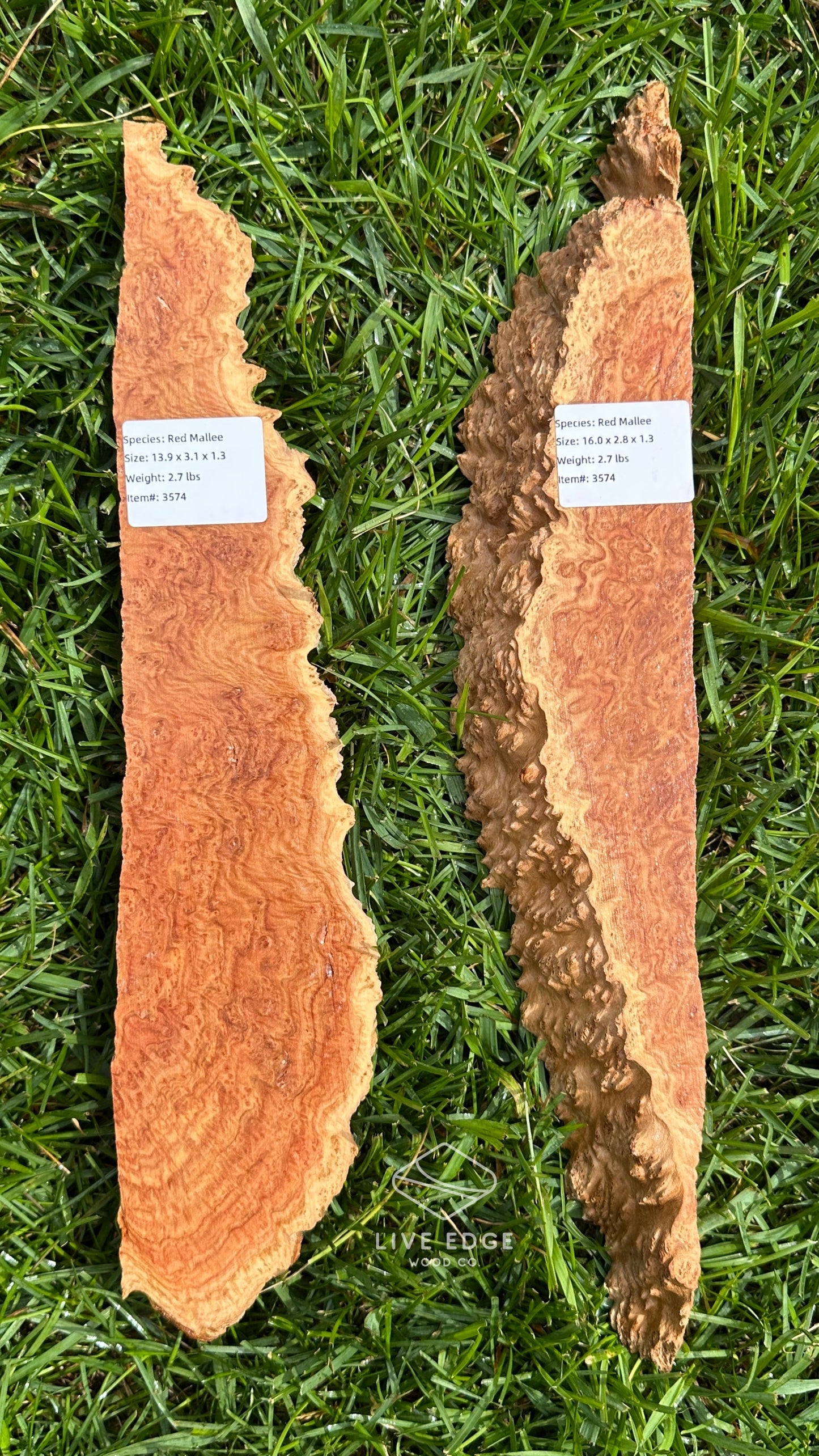 Red Mallee Burl Set #3574