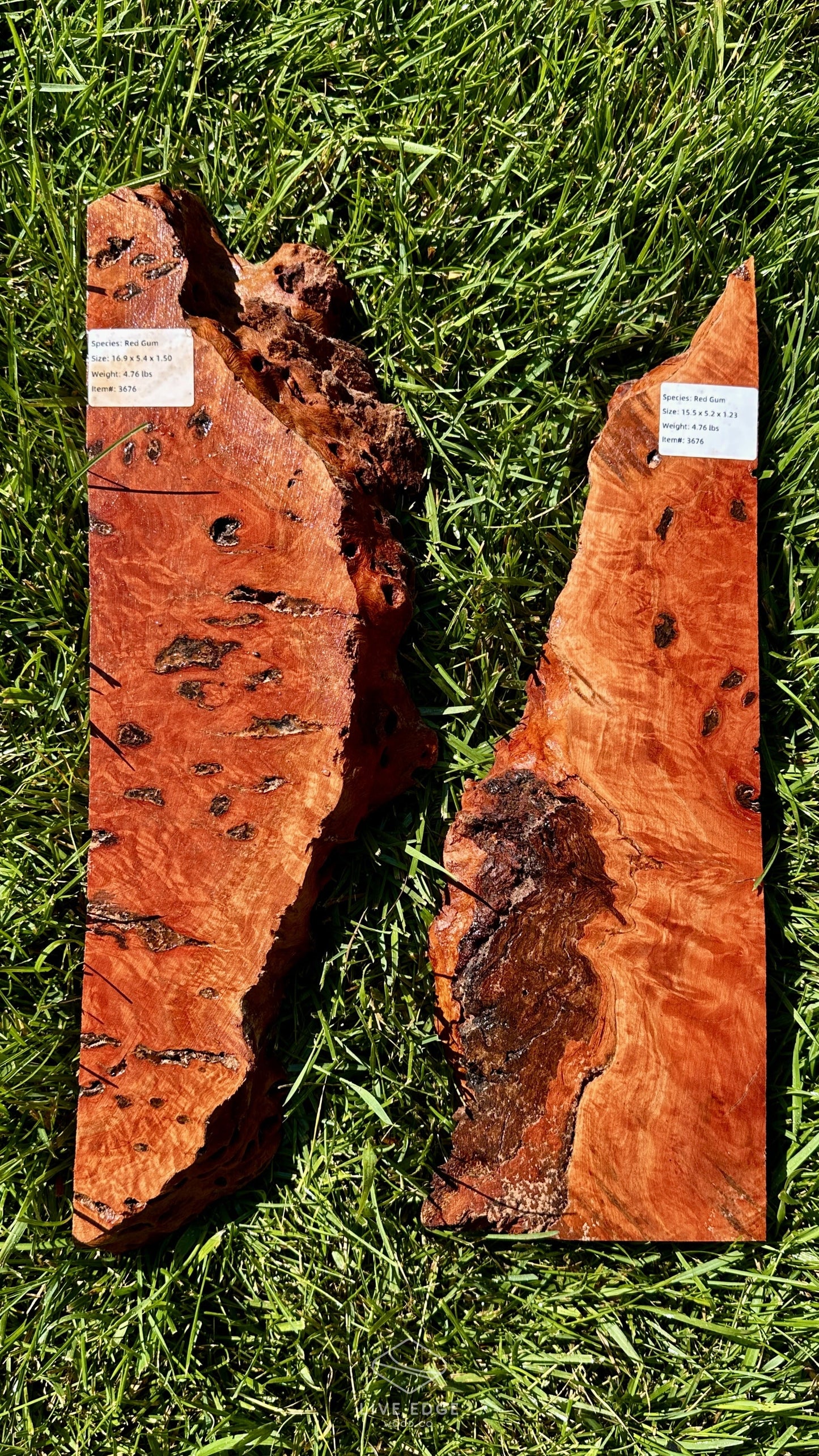 Red Gum Burl Set #3676