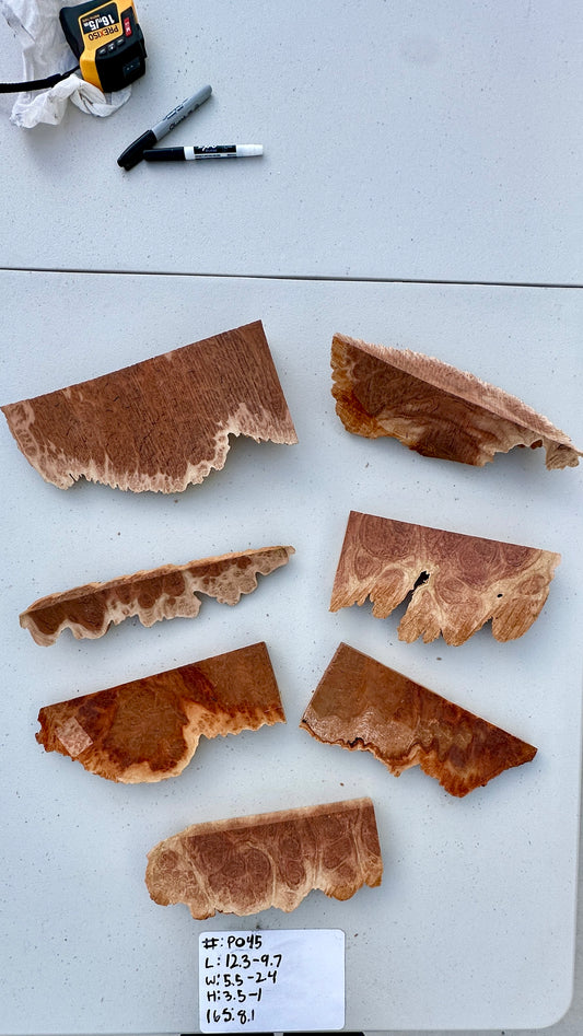 Red Mallee Burl Multi Sets #P045