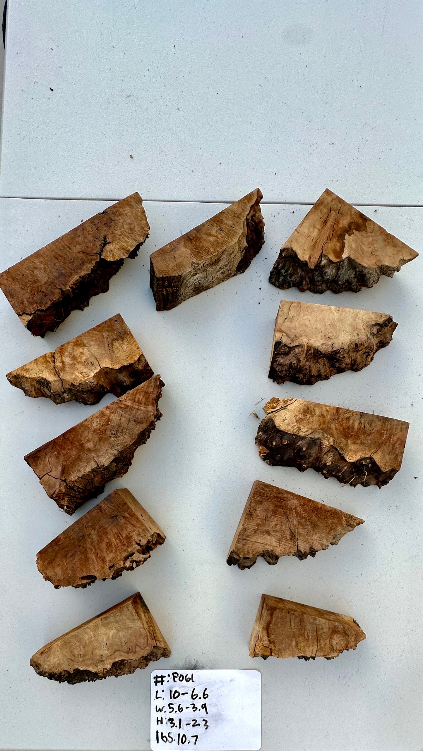 Claro Walnut Burl Multi Sets #P061