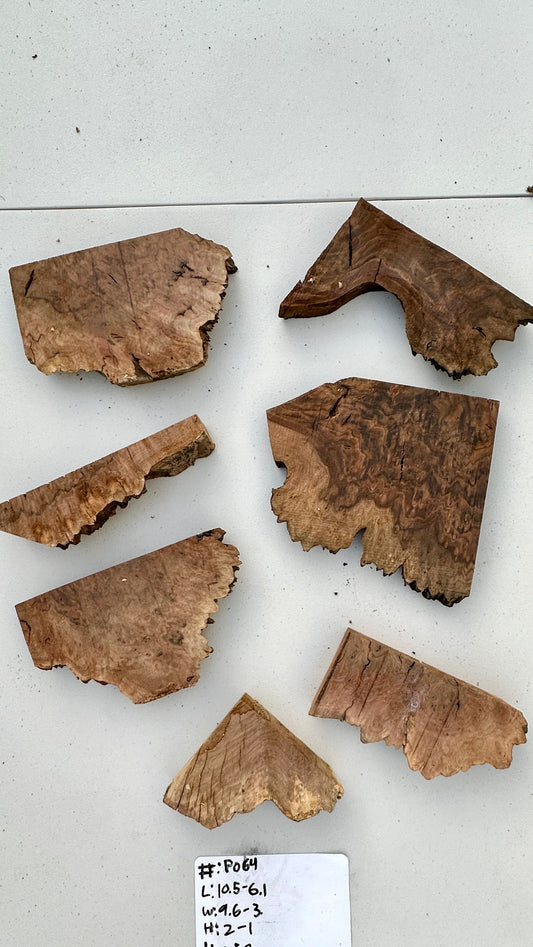 Claro Walnut Burl Multi Sets #P064
