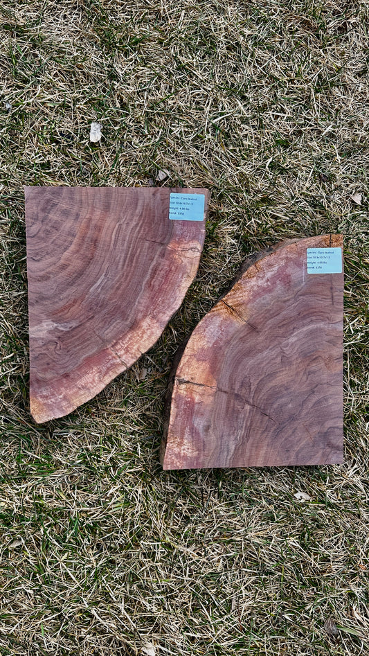 Claro Walnut Burl Set #3378