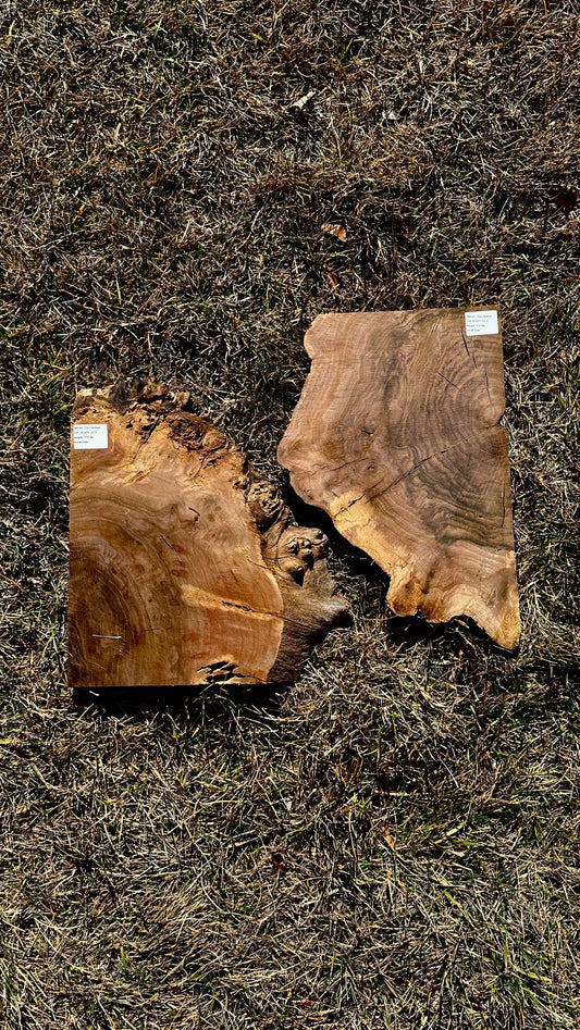 Claro Walnut Burl Set #3381