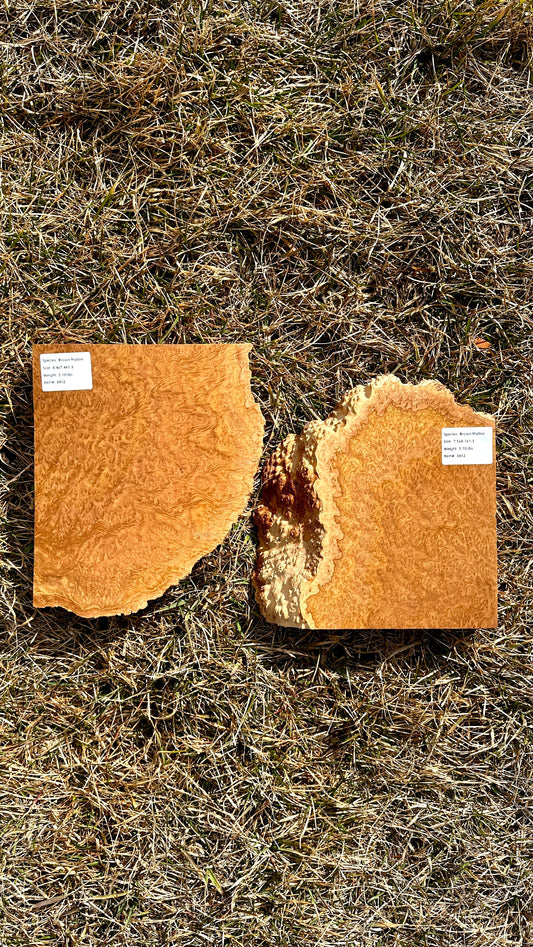 Brown Mallee Burl Set #3412