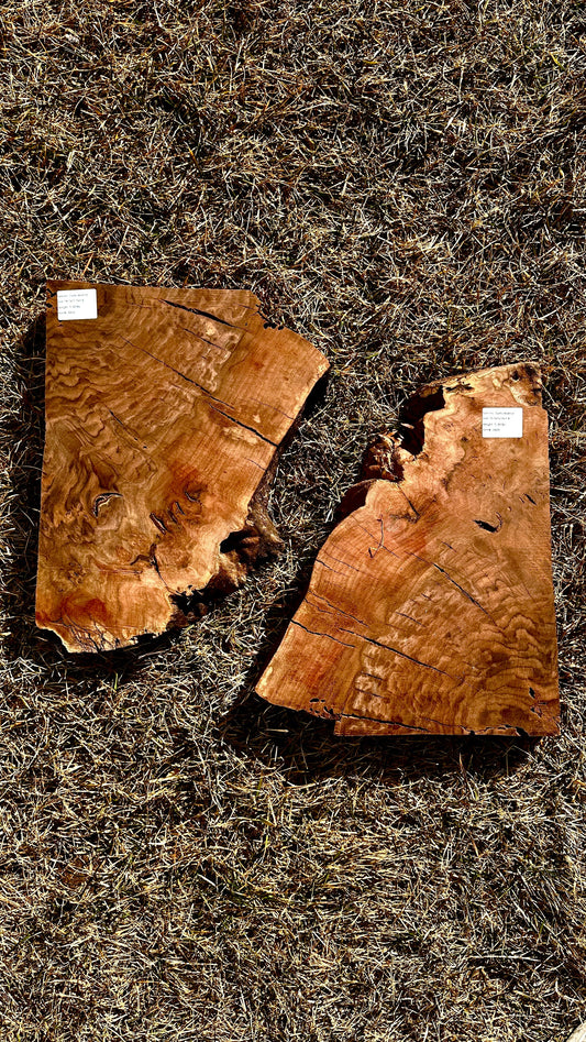 Claro Walnut Burl Set #3420