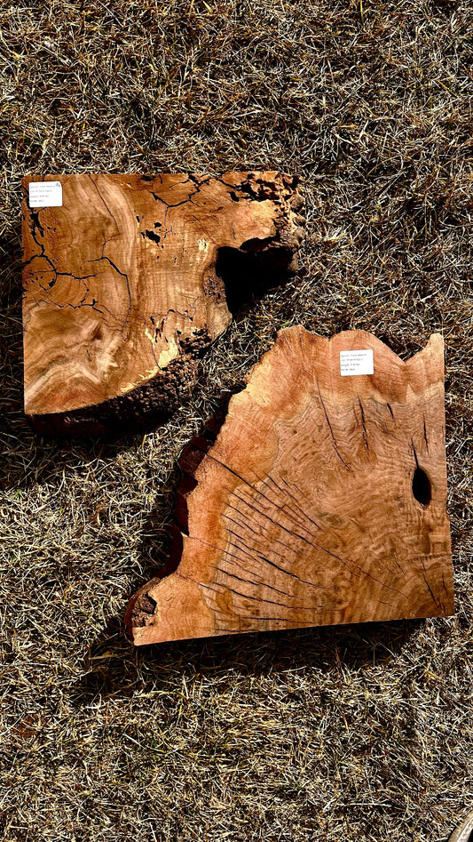 Claro Walnut Burl Set #3422