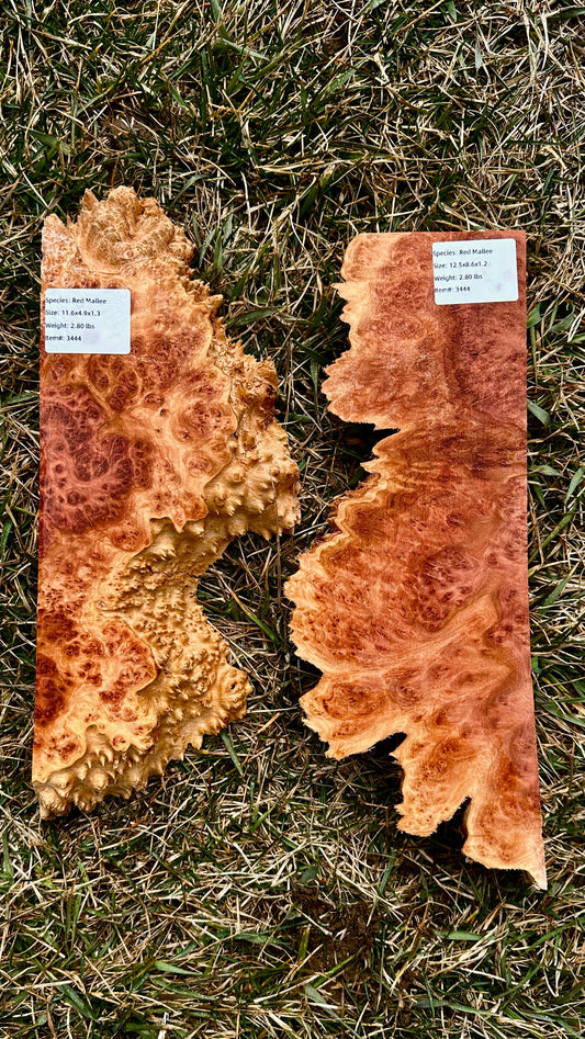 Red Mallee Burl Set #3444