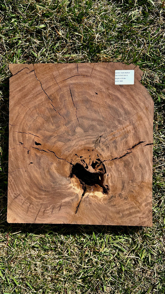 Claro Walnut Burl Block #3465