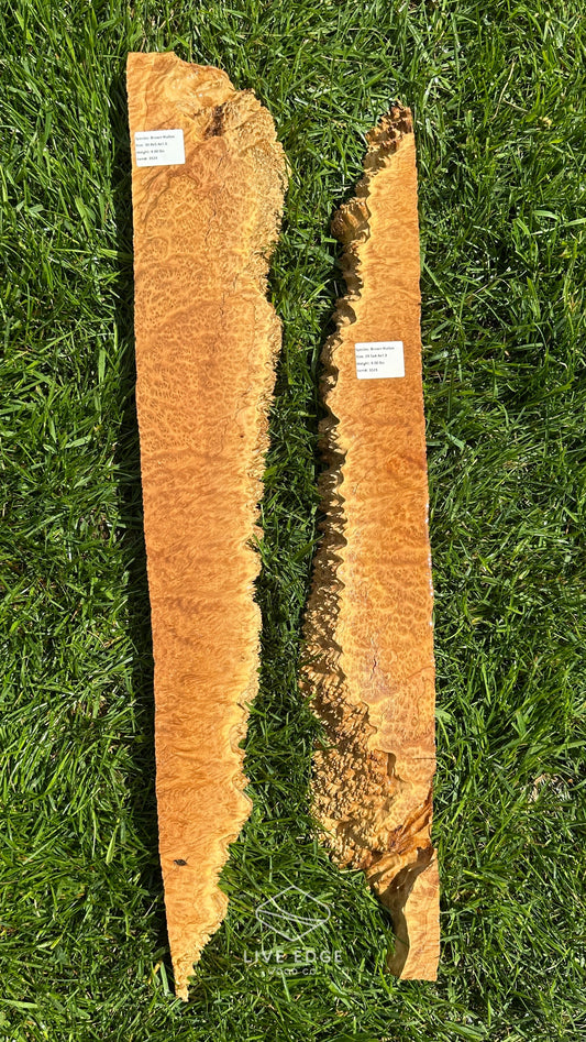 Brown Mallee Burl Set #3523