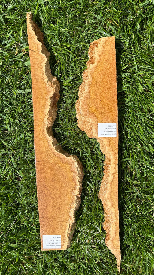 Brown Mallee Burl Set #3538