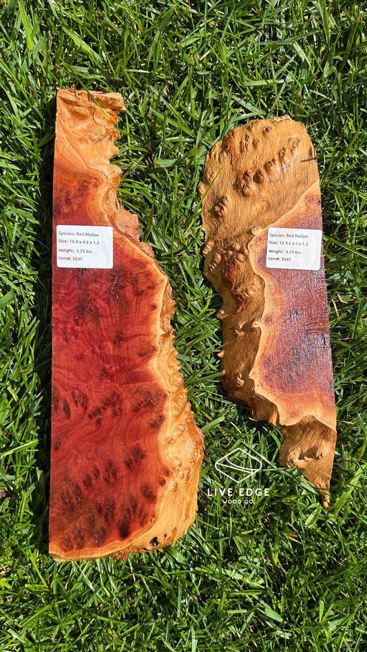 Red Mallee Burl Set #3547