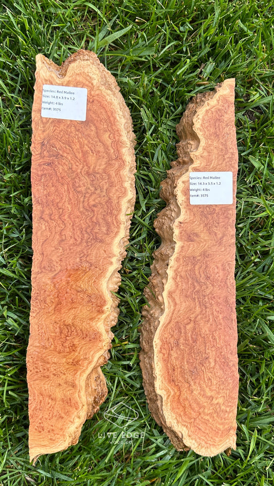 Red Mallee Burl Set #3575
