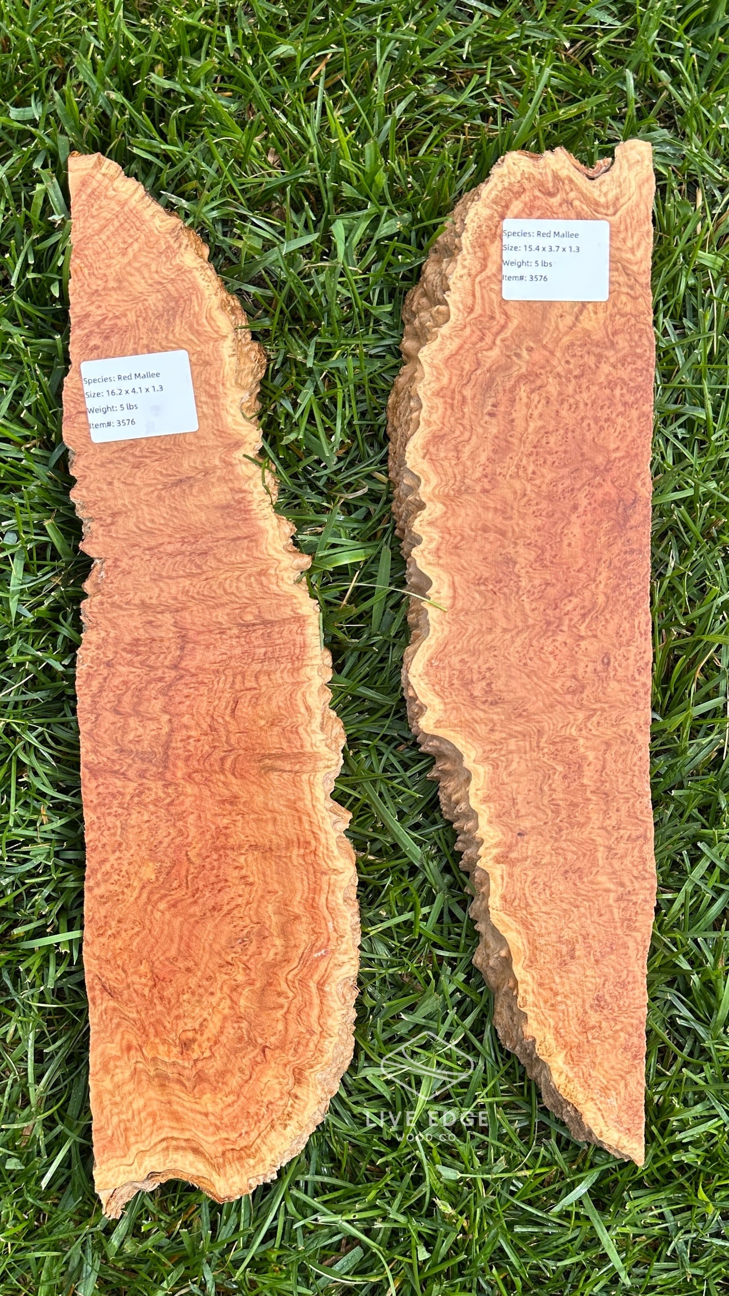 Red Mallee Burl Set #3576
