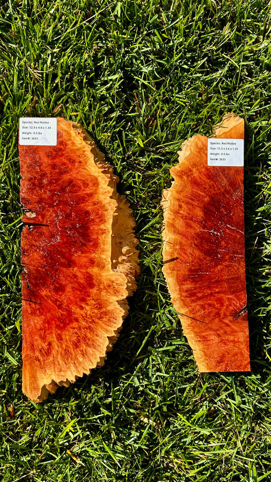 Red Mallee Burl Set #3633