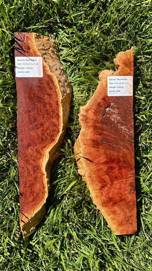 Red Mallee Burl Set #3649