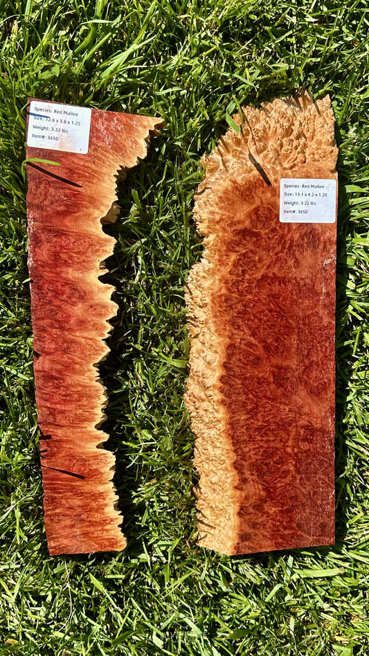 Red Mallee Burl Set #3650