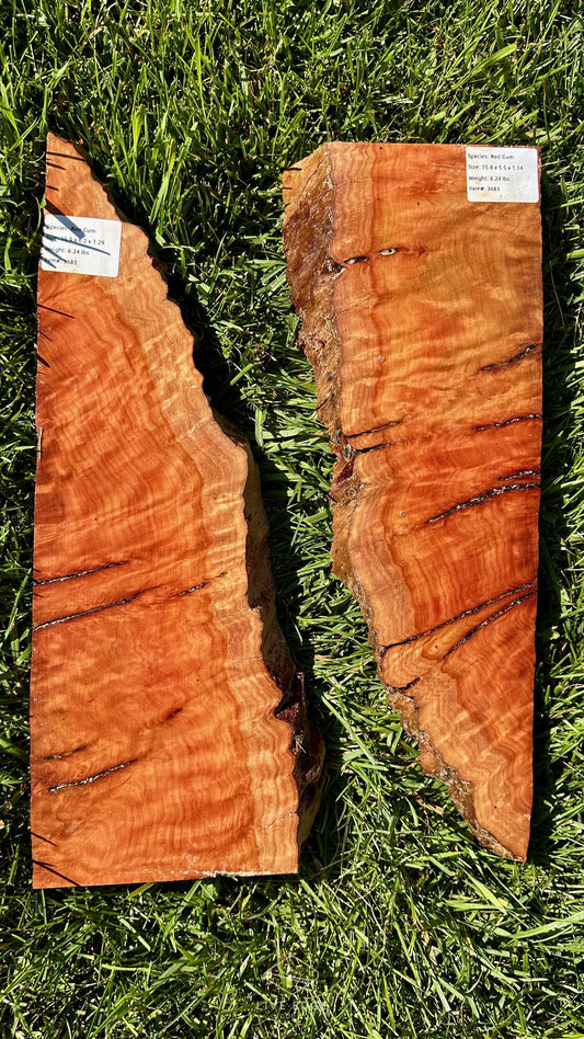 Red Gum Burl Set #3683