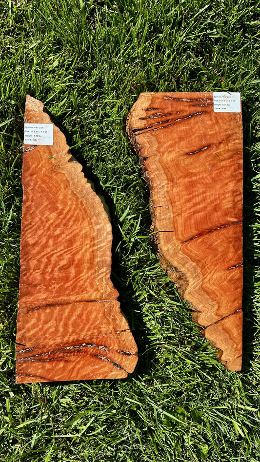 Red Gum Burl Set #3684