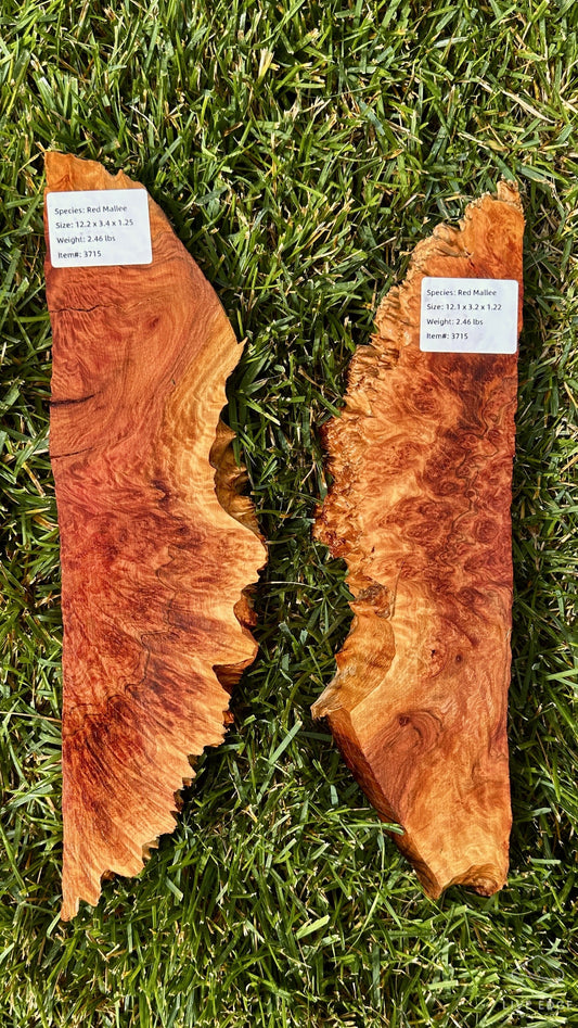 Red Mallee Burl Set #3715
