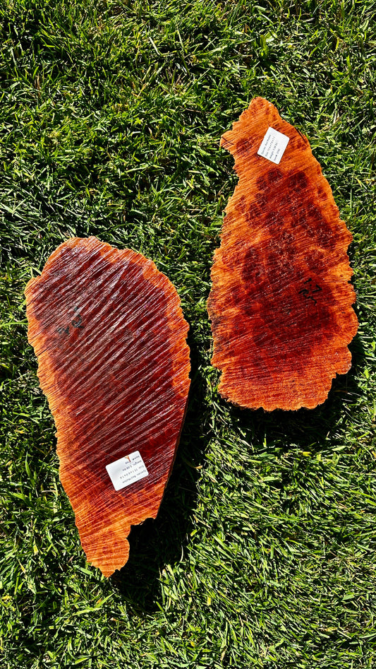 Red Mallee Burl Cap Set #3790