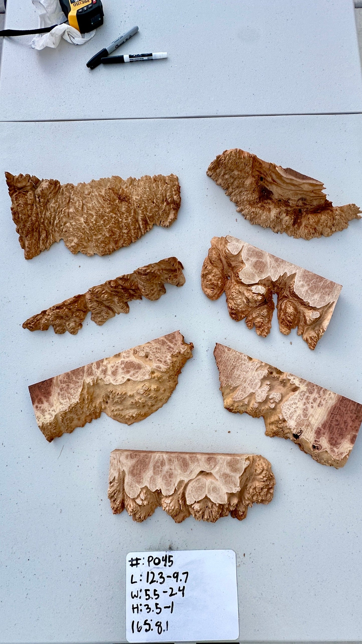Red Mallee Burl Multi Sets #P045