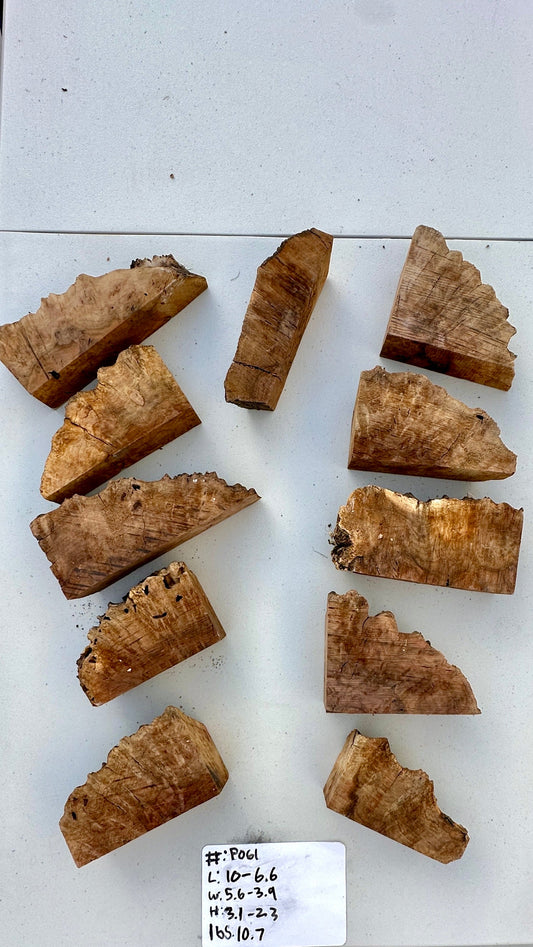 Claro Walnut Burl Multi Sets #P061