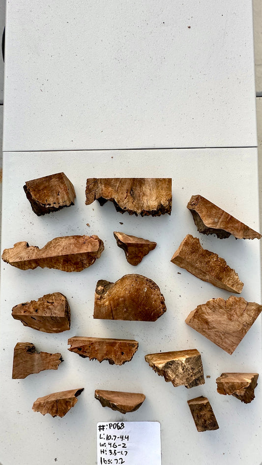 Claro Walnut Burl Multi Sets #P068