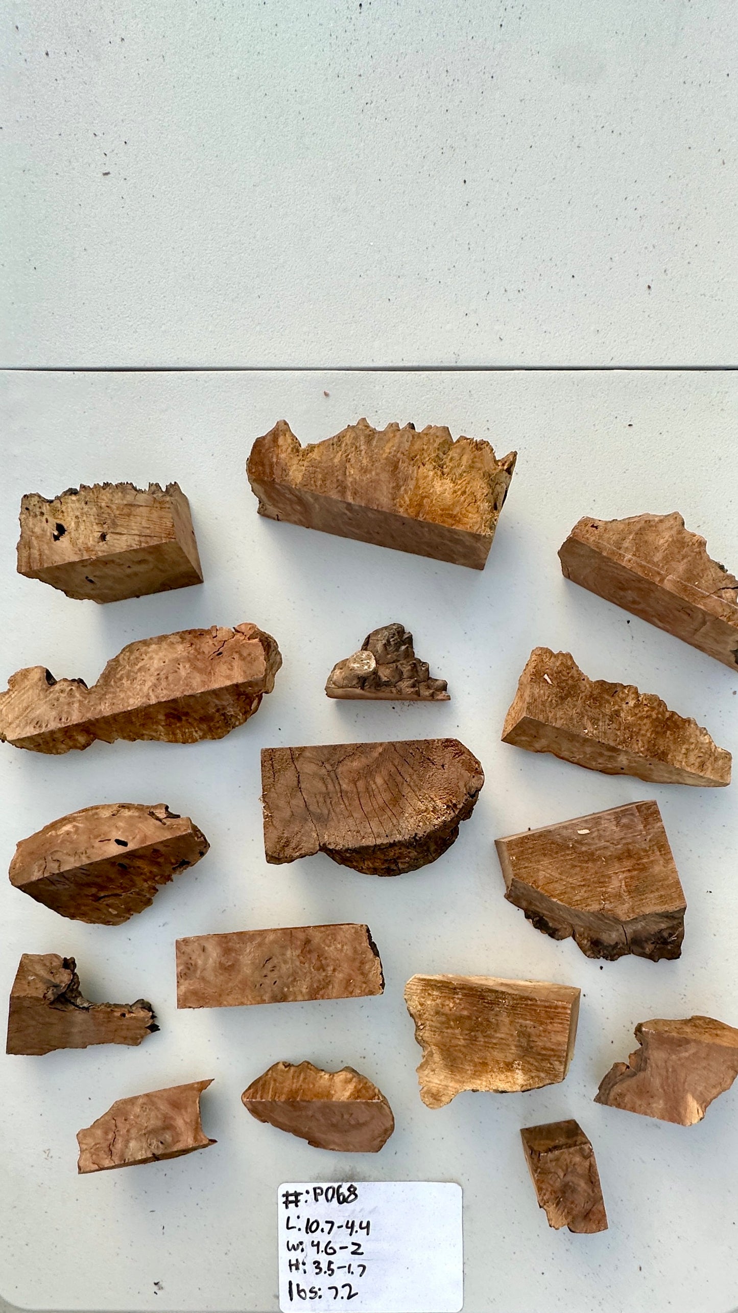 Claro Walnut Burl Multi Sets #P068