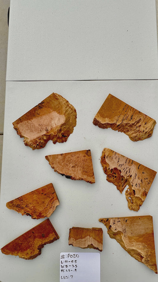 Red Gum Burl Multi Sets #P020