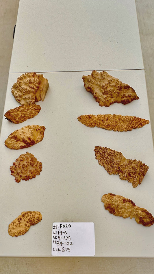 Brown Mallee Burl Multi Sets #P026